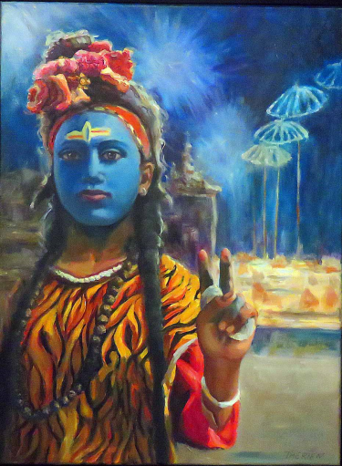 Shiva Hindu Girl - Varanarsi India
